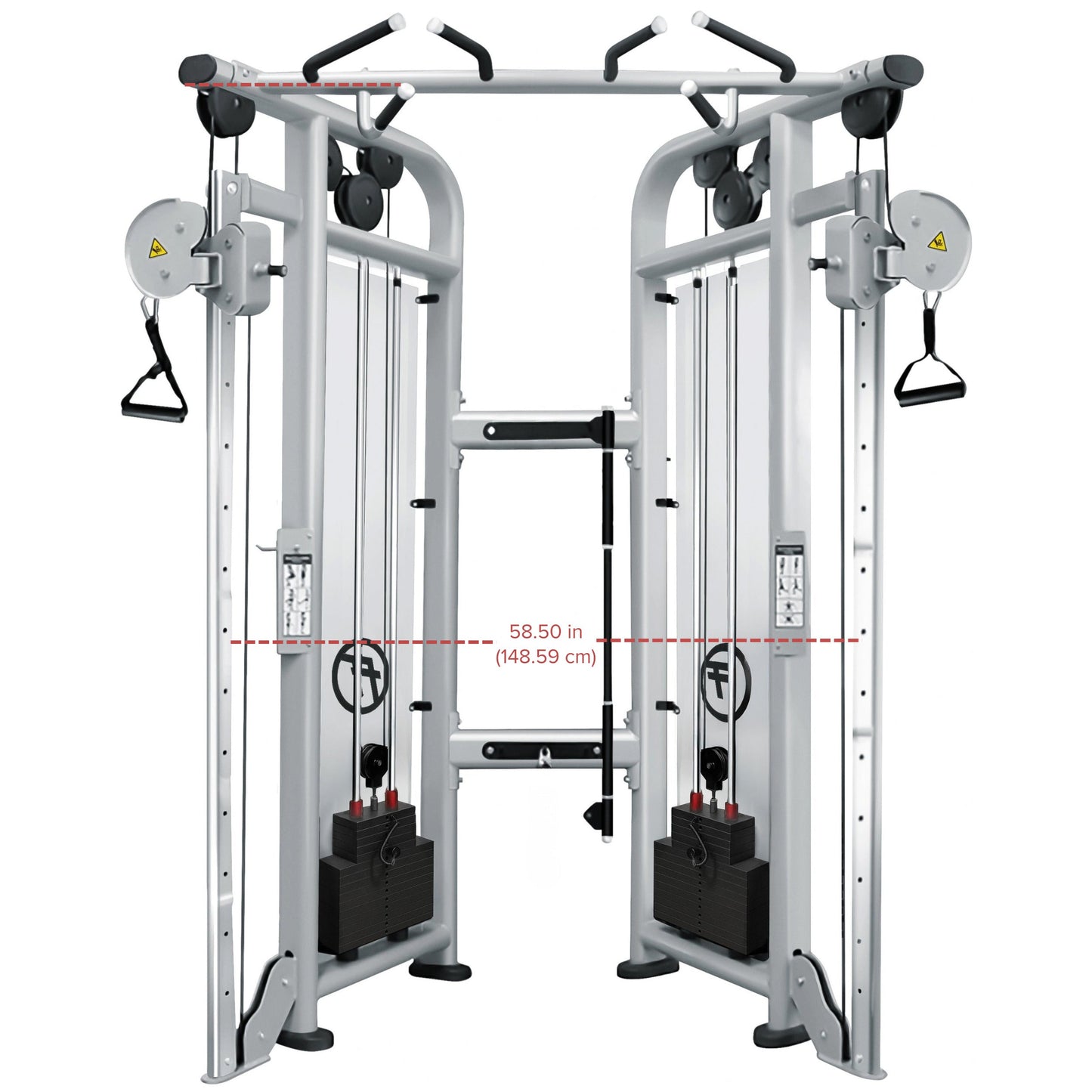 French Fitness FFS Silver Dual Adjustable Pulley (New)