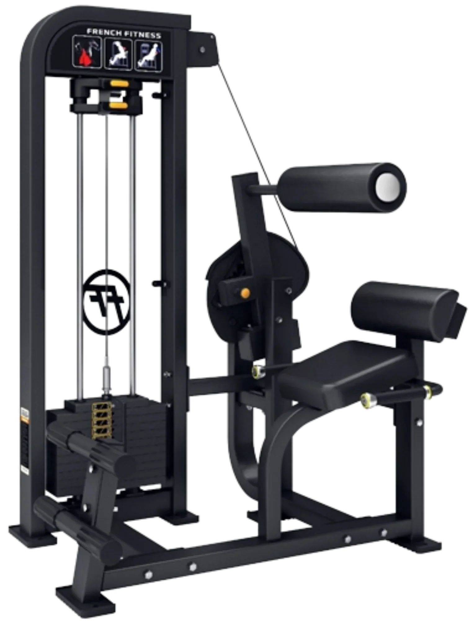 French Fitness Tahoe Selectorized Back Extension (New) Image