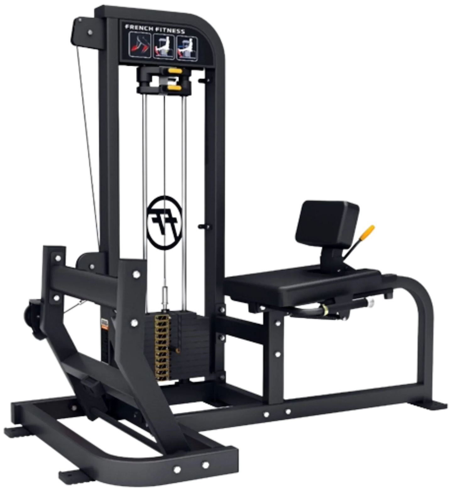 French Fitness Tahoe Selectorized Horizontal Calf (New) Image