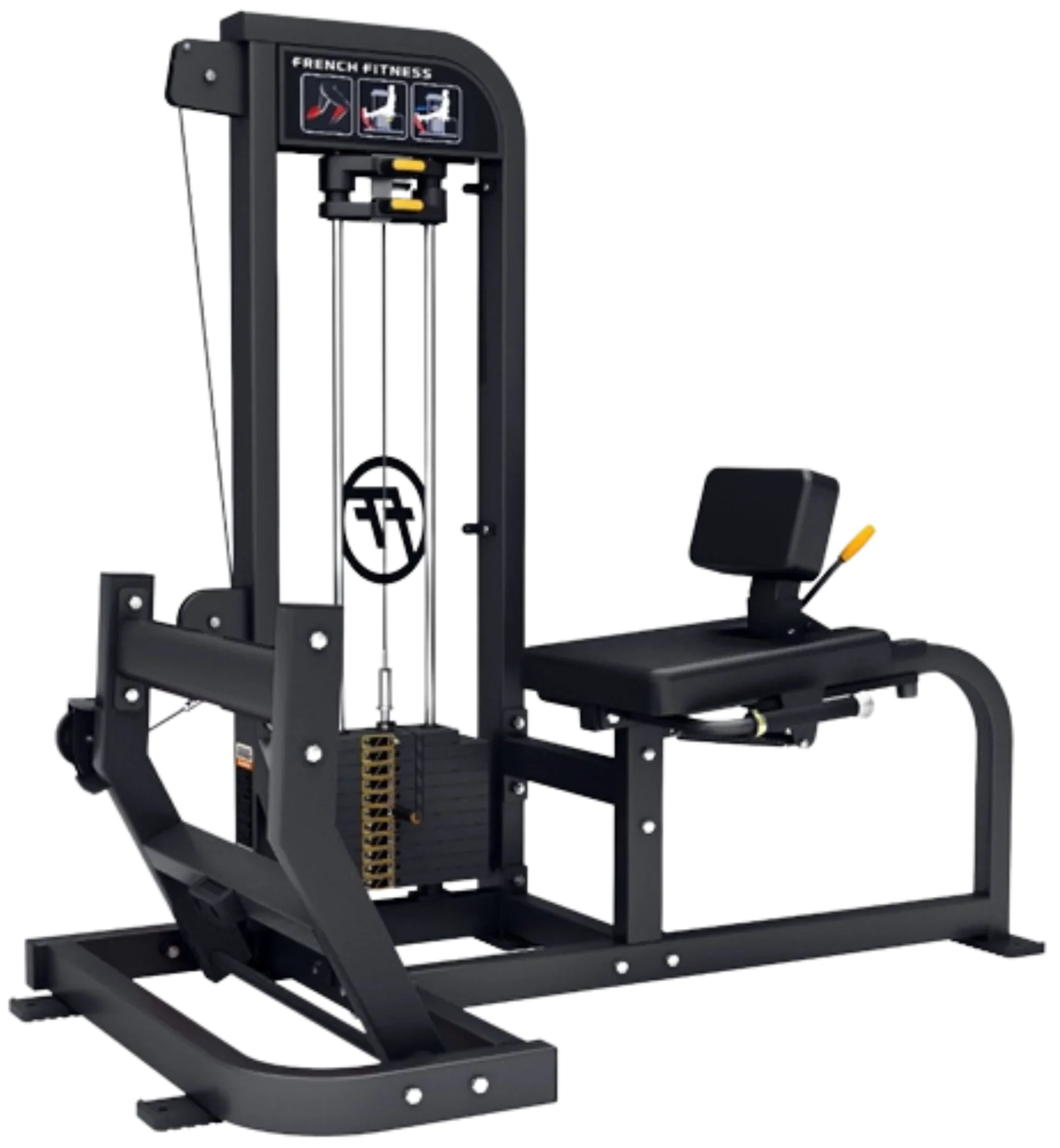 French Fitness Tahoe Selectorized Horizontal Calf (New) Image