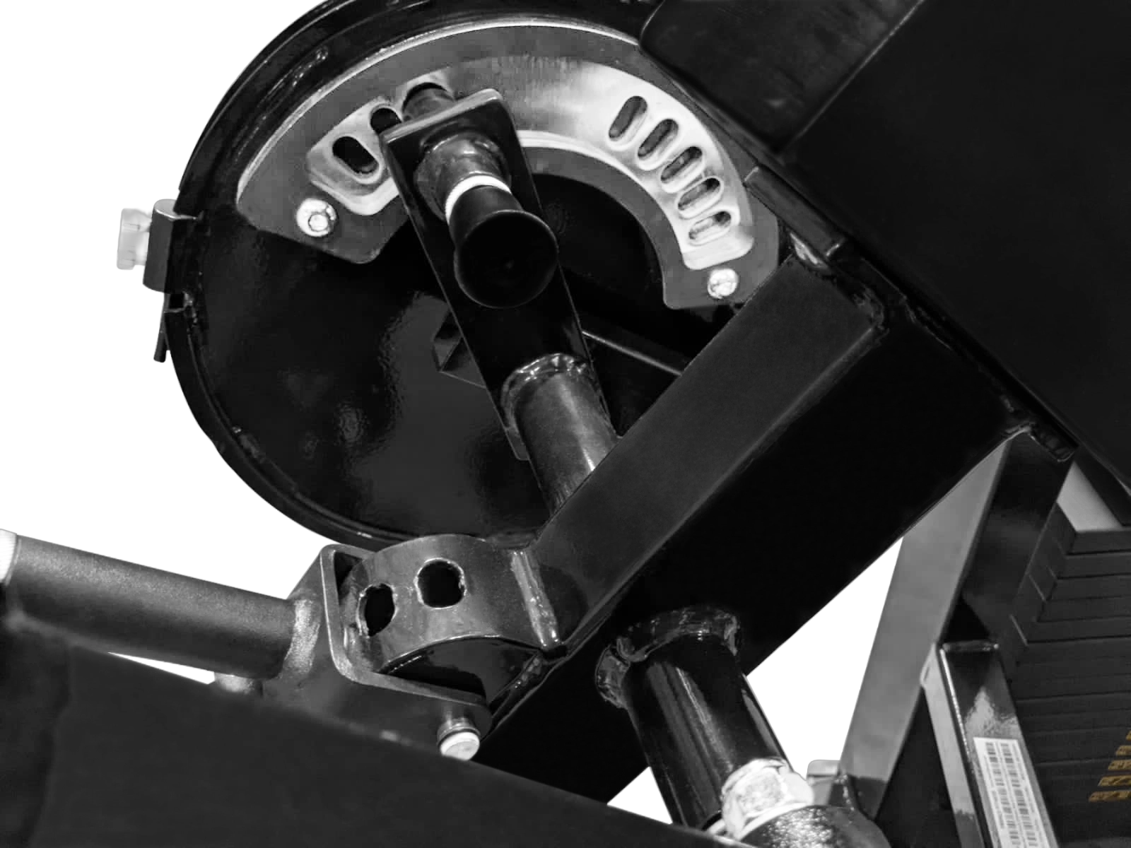 French Fitness Tahoe Seated Leg Curl / Leg Extension – Adjustment Points View