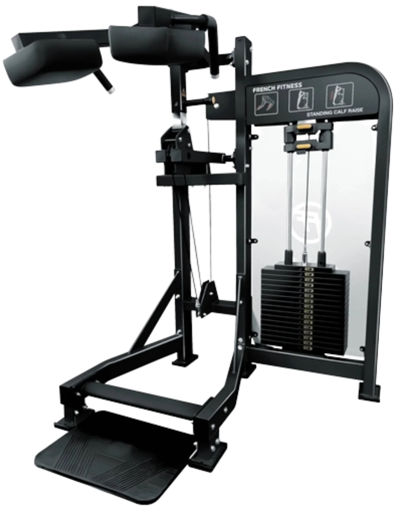 French Fitness Tahoe Selectorized Standing Calf  Raise (New) Image