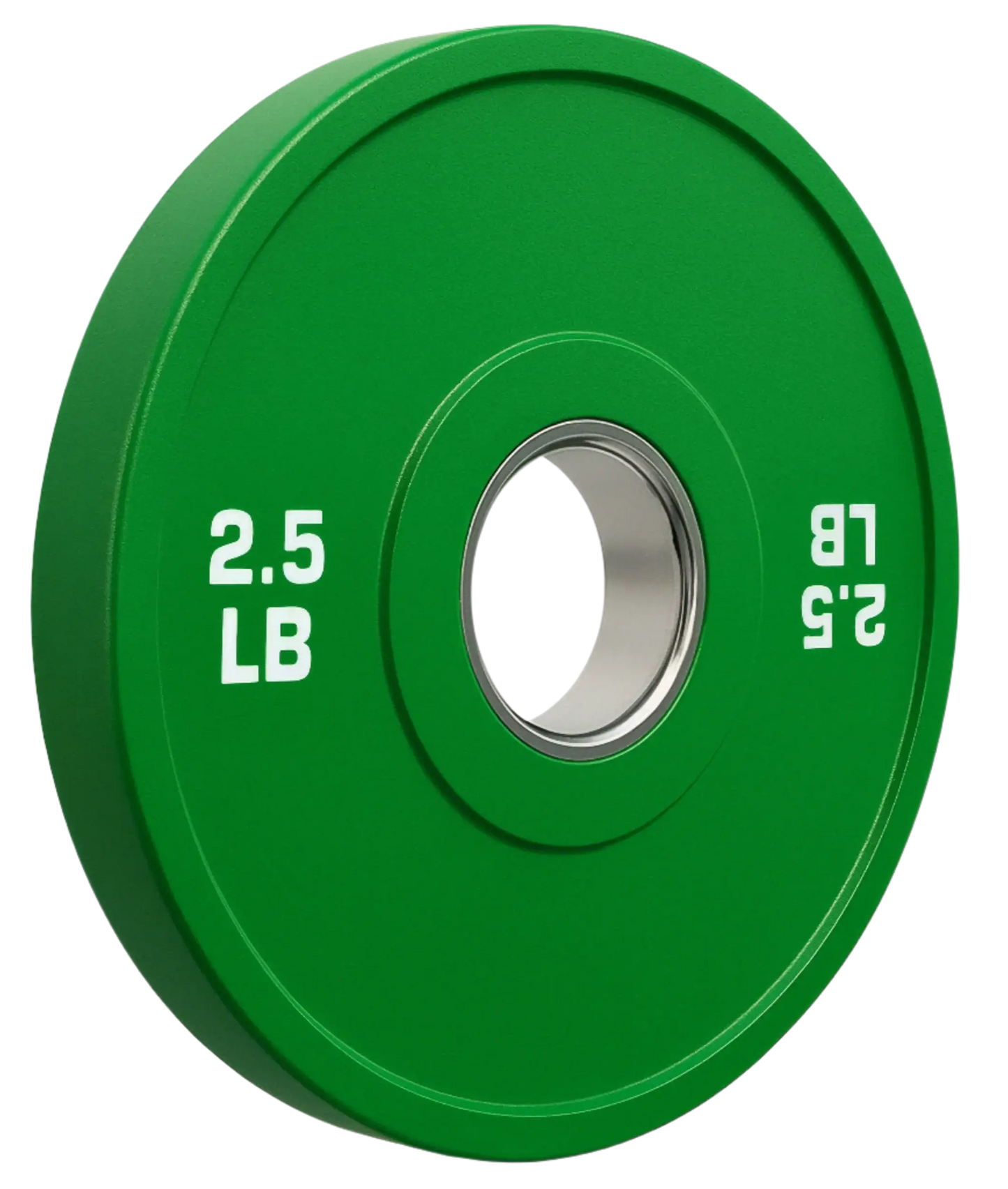 French Fitness Olympic Colored Bumper Plate 2.5 lbs - Blank (New) Image