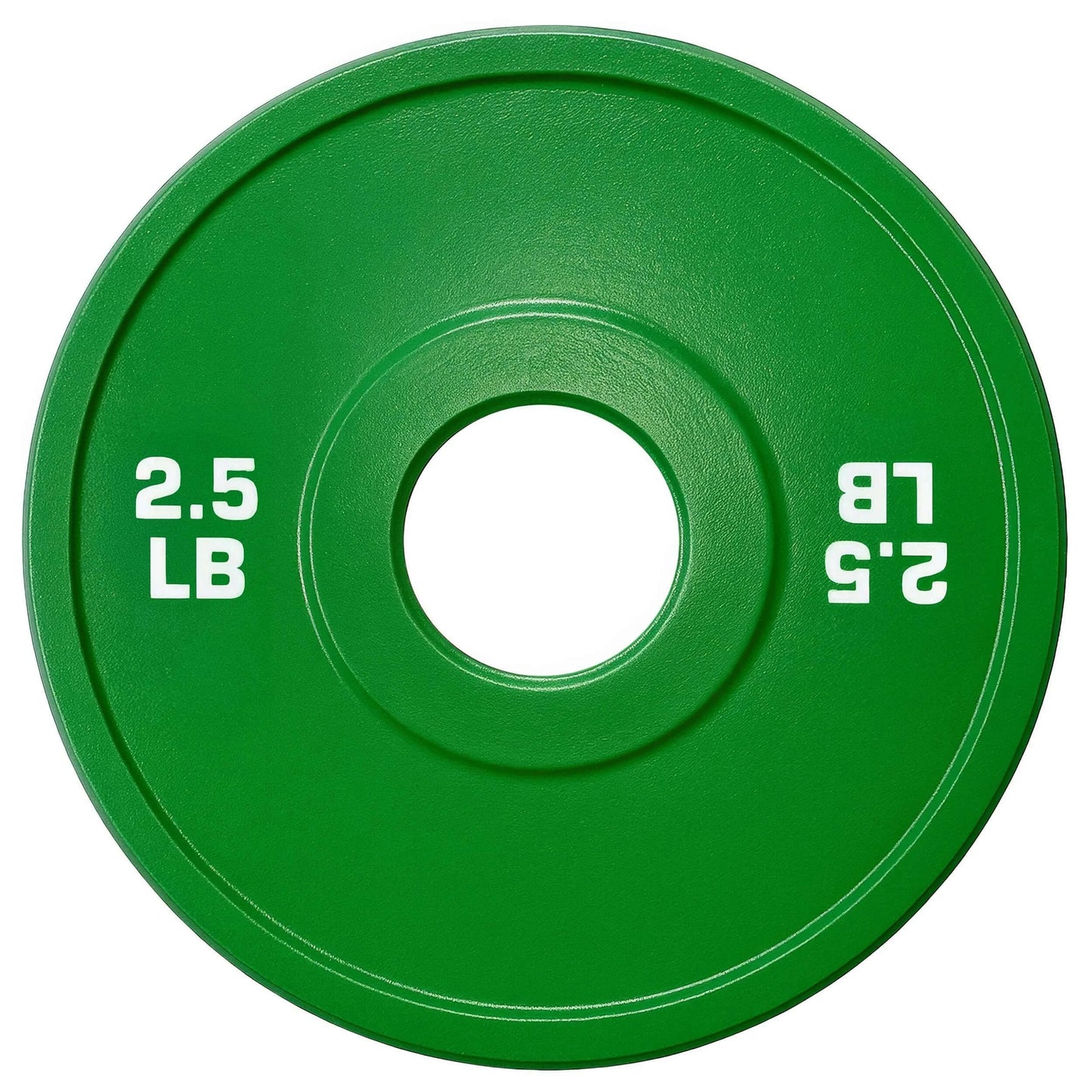 French Fitness Olympic Colored Bumper Plate 2.5 lbs - Blank (New) Image 2