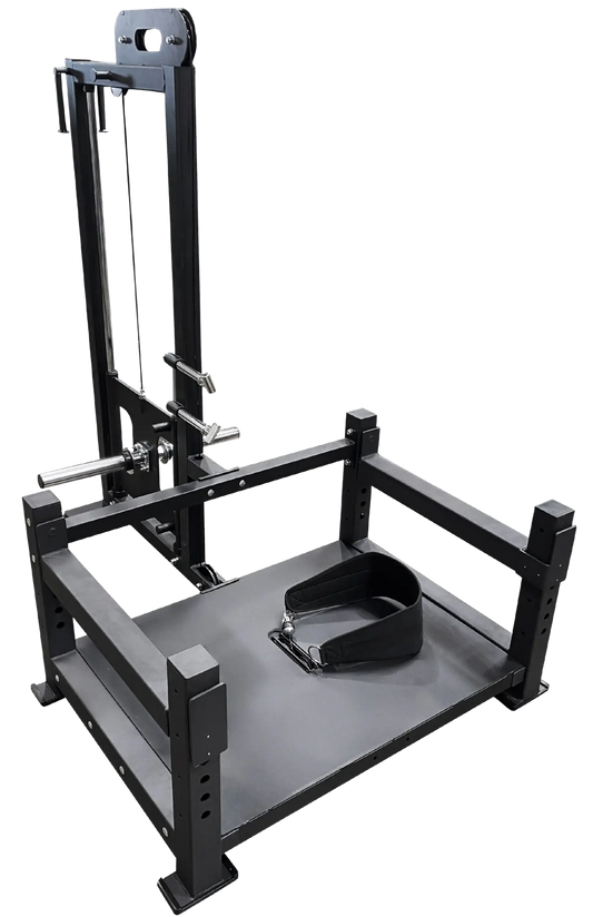 French Fitness - Belt Squat Training Platform Plate Loaded (New) - Angled View