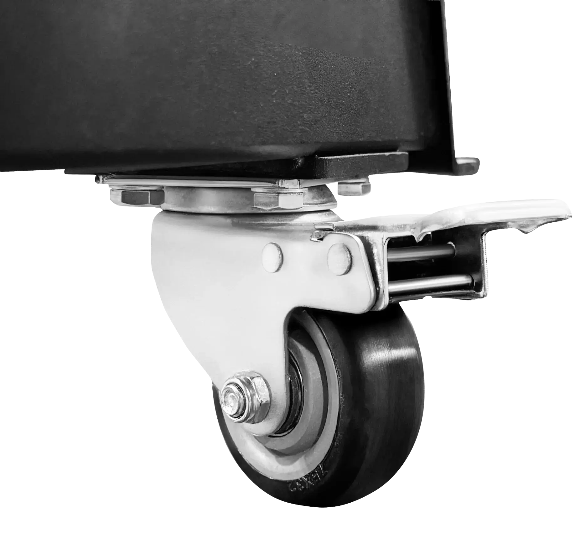 French Fitness - Caster Wheel Set of 4 (New) - Close Up View