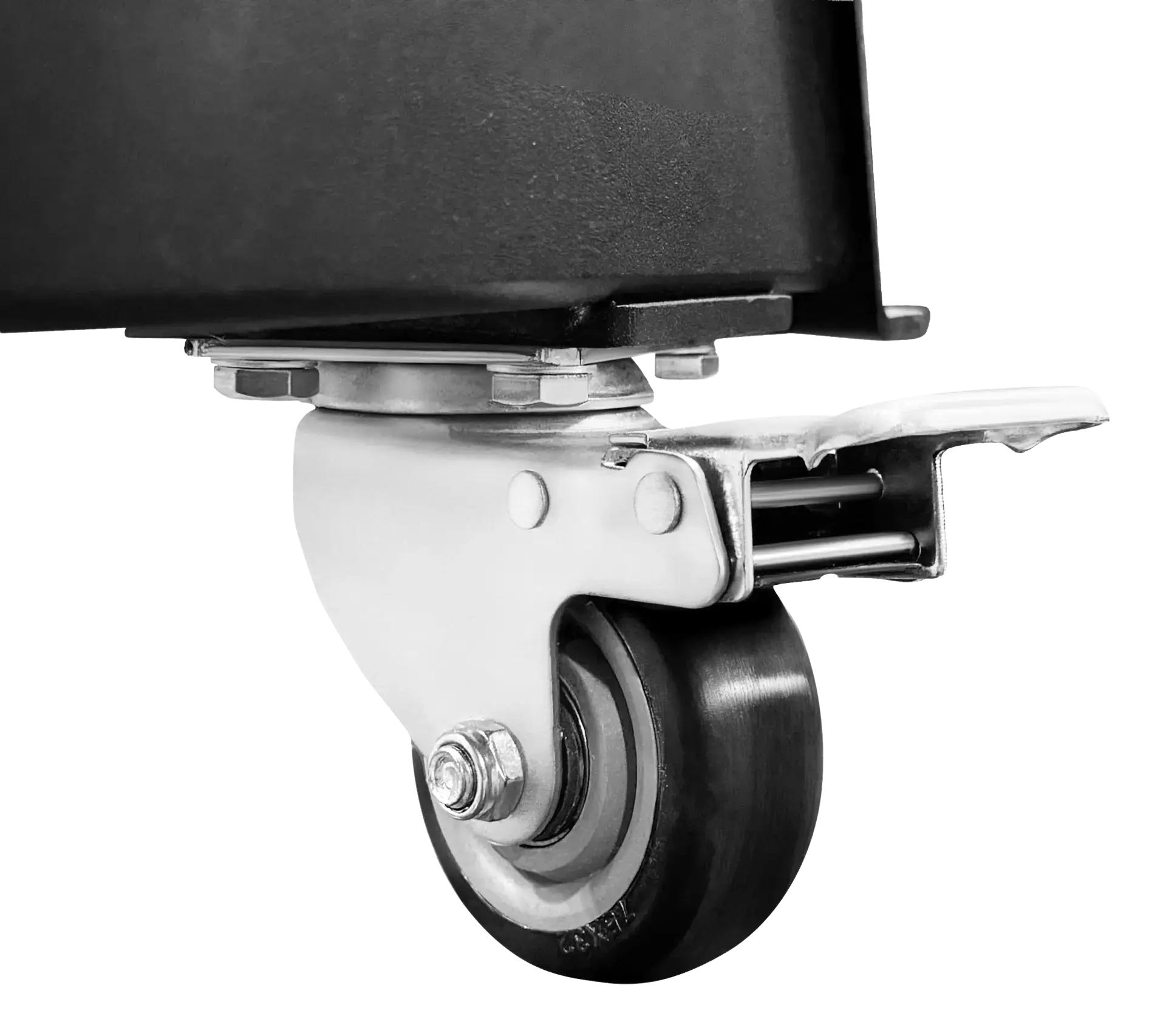 French Fitness - Caster Wheel Set of 6 (New) - Close Up View