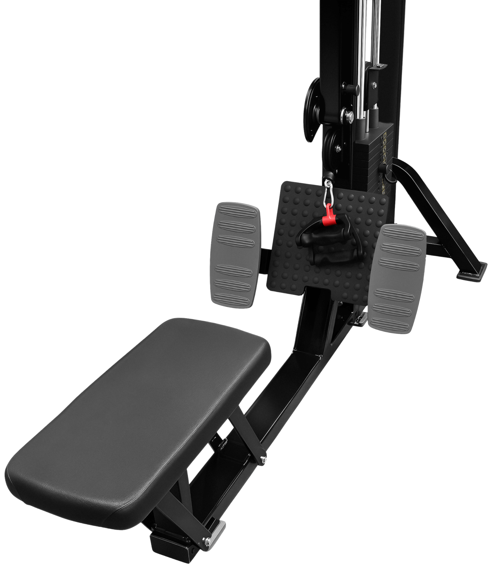 French Fitness Tahoe V2 Lat Pulldown / Low Row (New) - seat view
