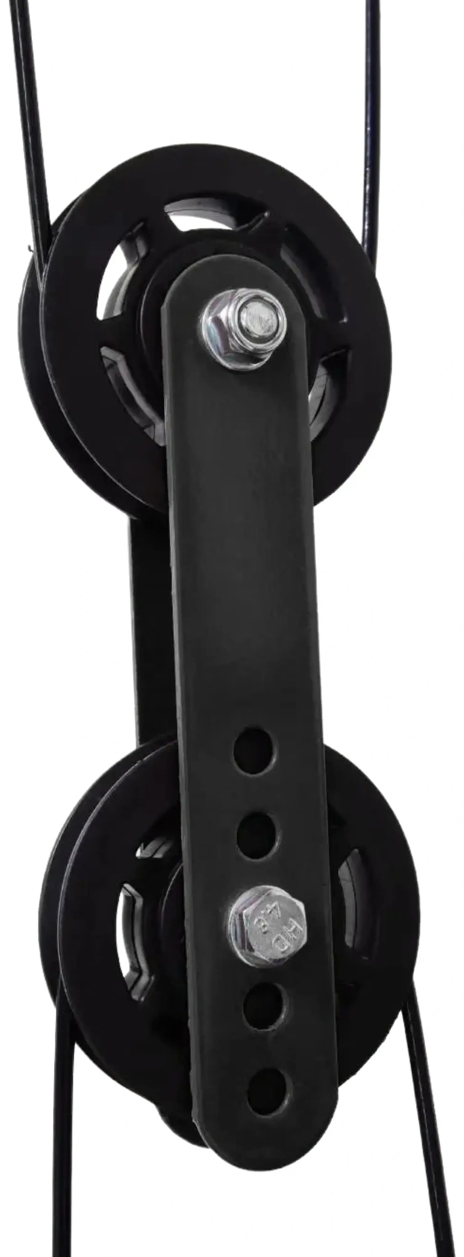 French Fitness Folding Cable Power Rack / Cage - Black (New) Image 22