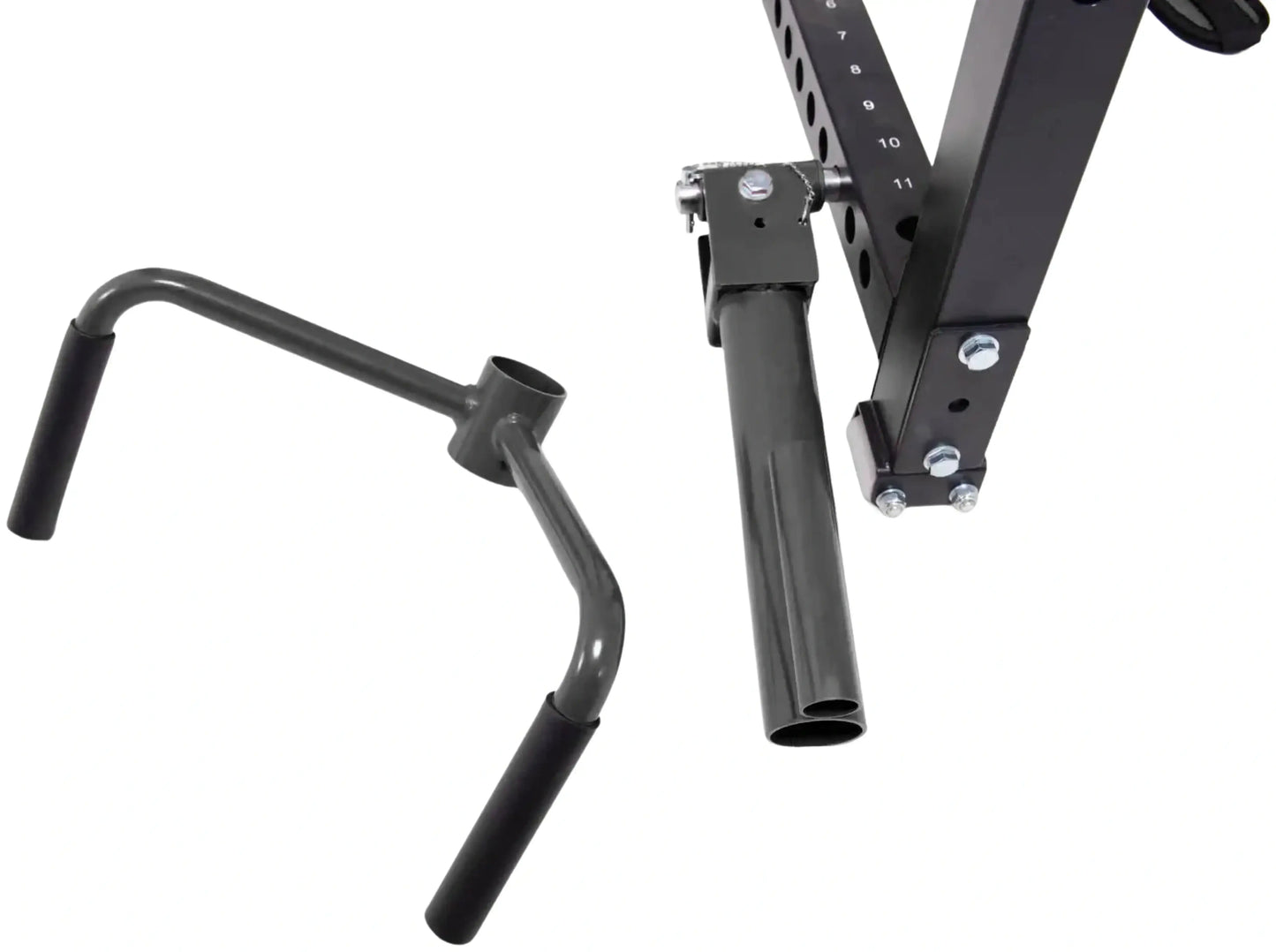 French Fitness Folding Cable Power Rack / Cage - Black (New) Image 21