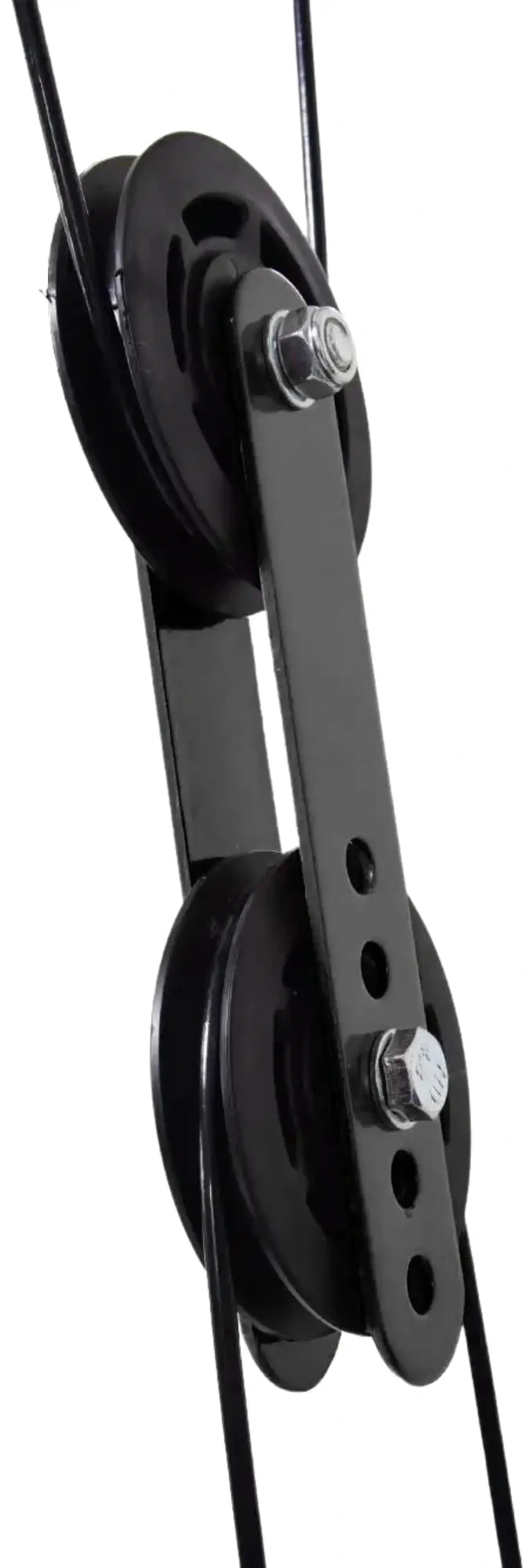 French Fitness Folding Cable Power Rack / Cage - Black (New) Image 12
