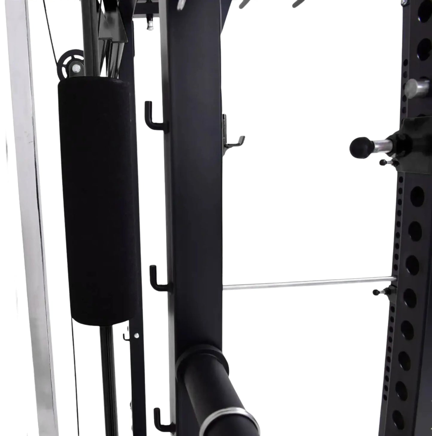 French Fitness Folding Cable Power Rack / Cage - Black (New) Image 11