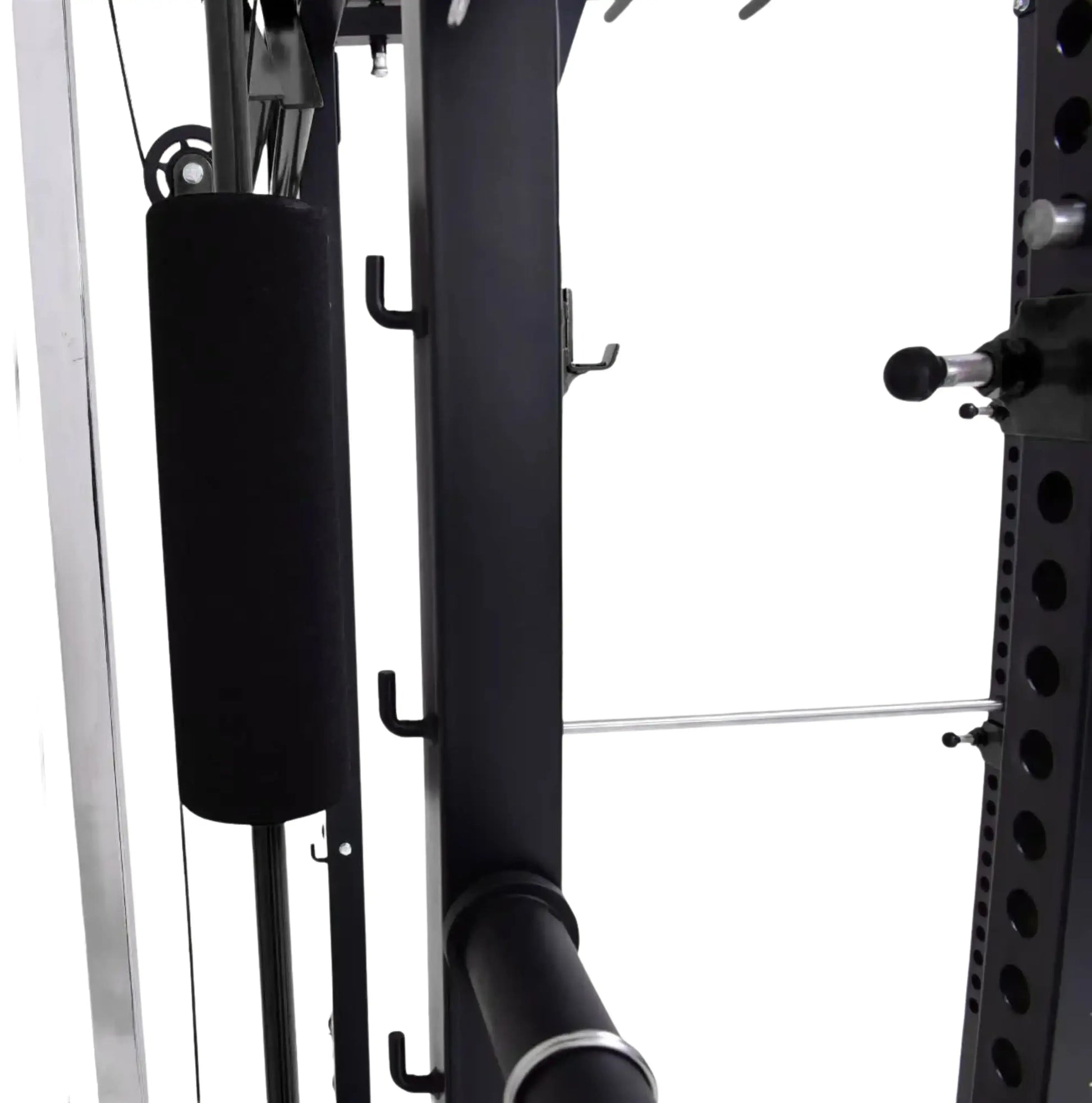 French Fitness Folding Cable Power Rack / Cage - Black (New) Image 11