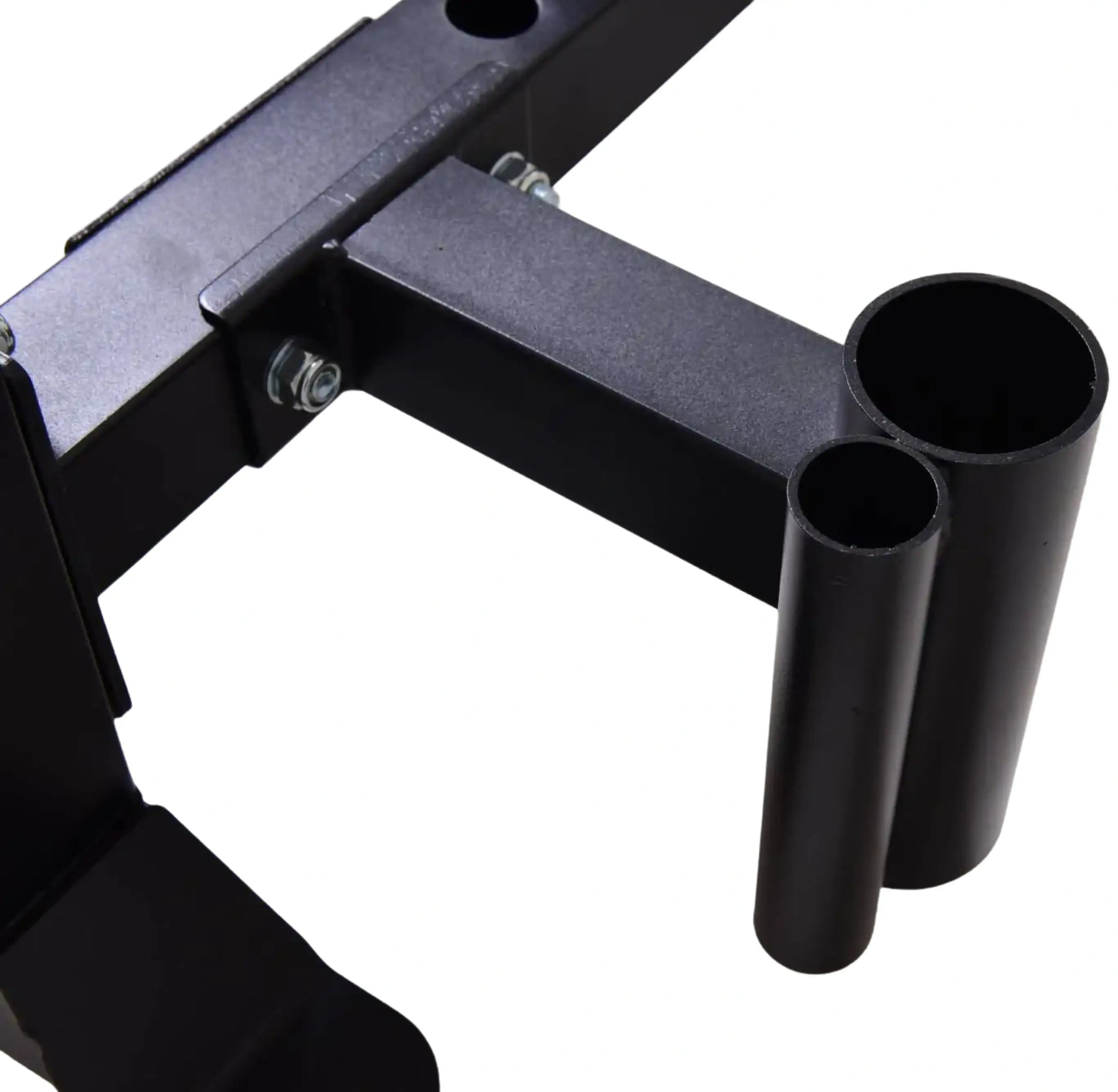 French Fitness Folding Cable Power Rack / Cage, Red/Black (New) Image 25