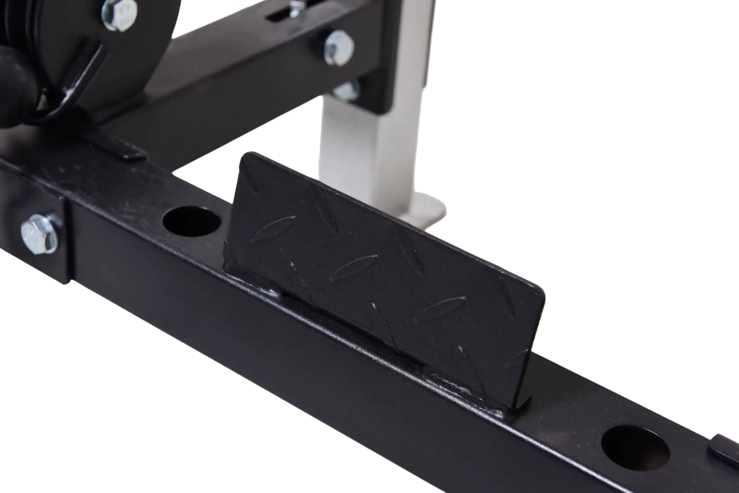 French Fitness Folding Cable Power Rack / Cage, Red/Black (New) Image 19