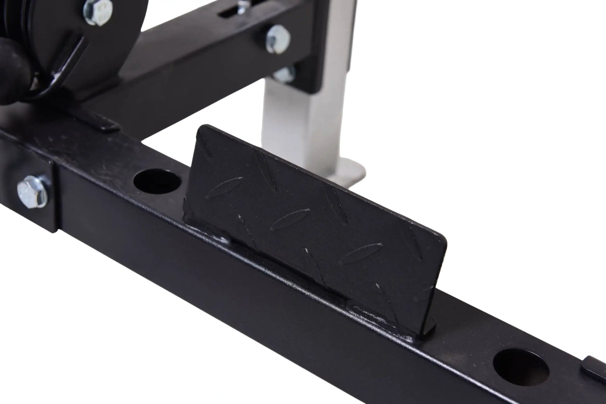 French Fitness Folding Cable Power Rack / Cage, Red/Black (New) Image 19