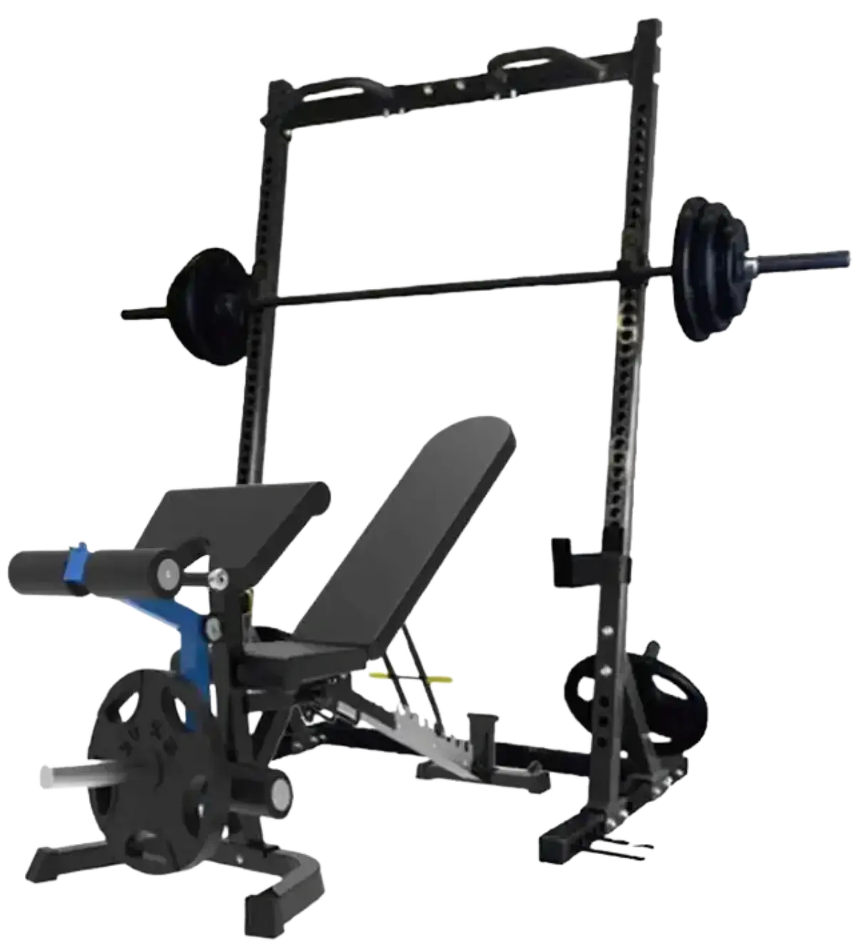 French Fitness BRC10 Multi Bench / Half Rack Combo (New) Image