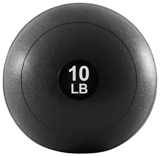 French Fitness - 14" Slam Ball 10 lb Non-Bounce Medicine Ball (New) - Front View