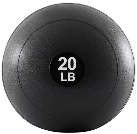 French Fitness - 14" Slam Ball 20 lb Non-Bounce Medicine Ball (New) - Front View