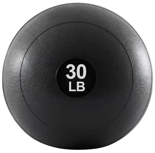 French Fitness - 14" Slam Ball 30 lb Non-Bounce Medicine Ball (New) - Front View