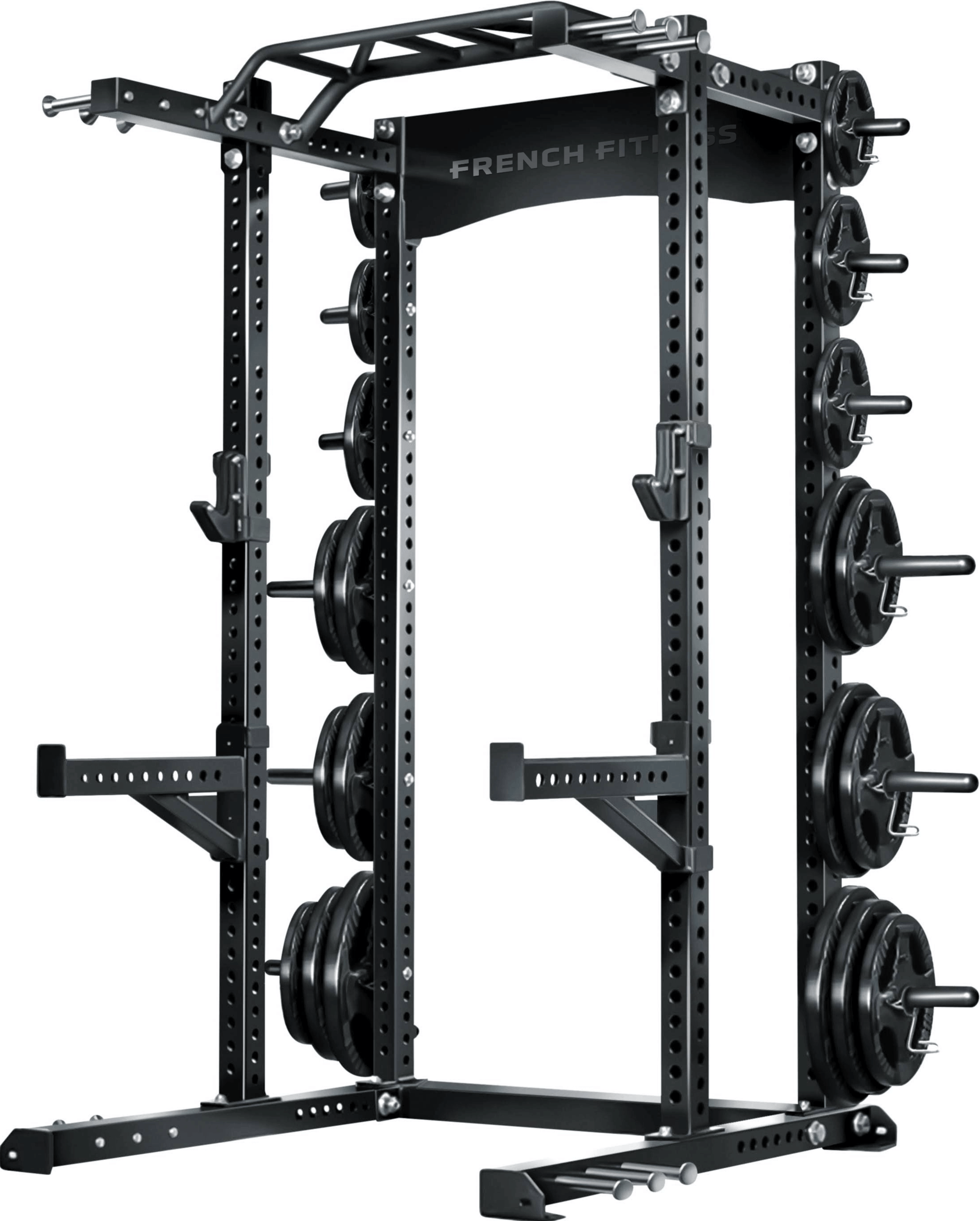 French Fitness SHR80 Commercial Half Rack / Bench Combo (New) Image 2