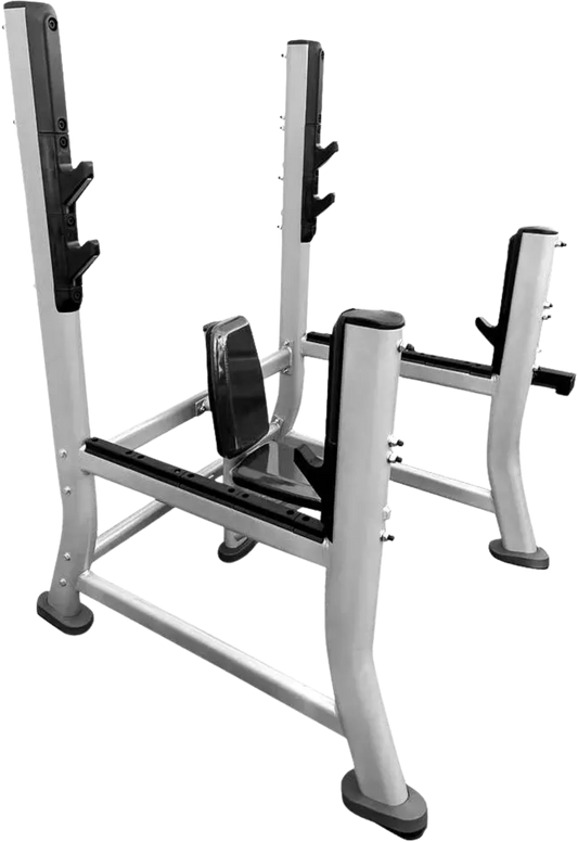 French Fitness FFS Silver Olympic Military Bench (New) Image