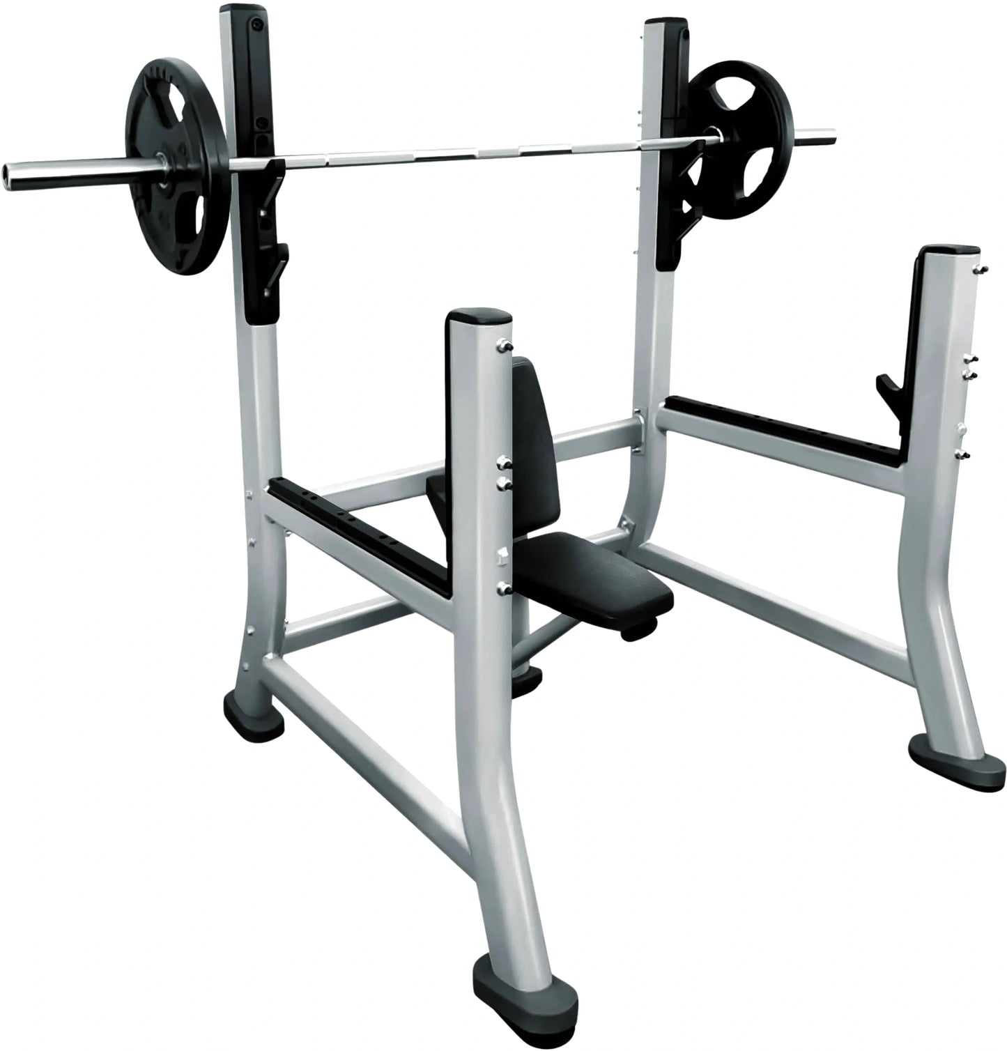 French Fitness FFS Silver Olympic Military Bench (New) Image 4