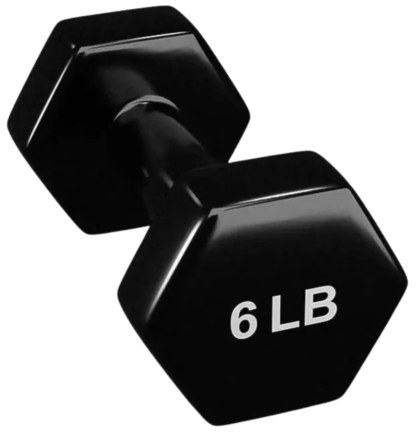 French Fitness Colorful Hex Vinyl Dumbbell Set of 1 to 15 lbs (New) Image 10