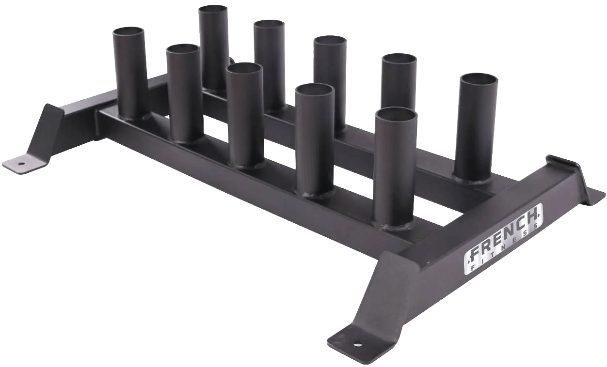 French Fitness Vertical Olympic 10 Bar Rack Holder (New) Image