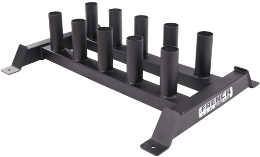 French Fitness Vertical Olympic 10 Bar Rack Holder (New) Image