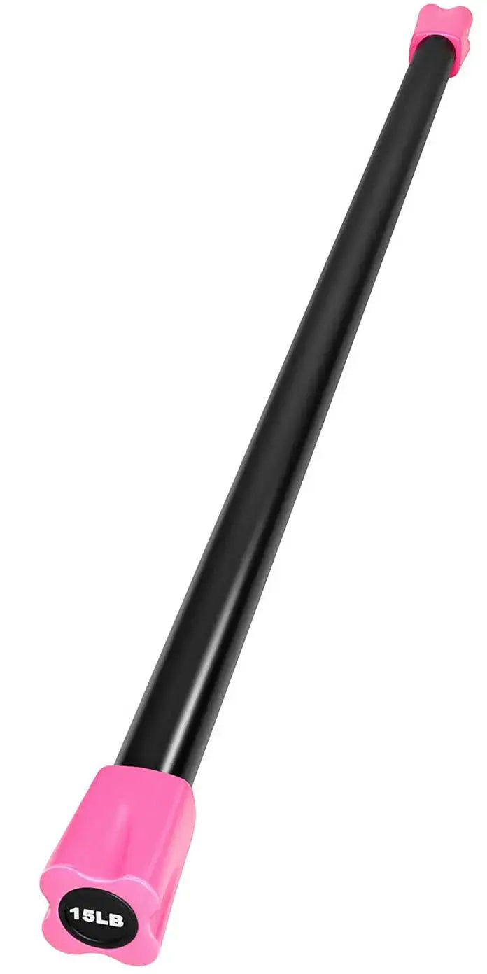 French Fitness Weighted Body Fitness Bar Set of 9 (New) Image 6