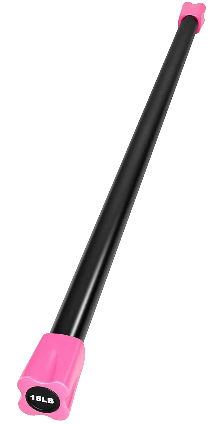 French Fitness Weighted Body Fitness Bar Set of 11 (New) Image 6