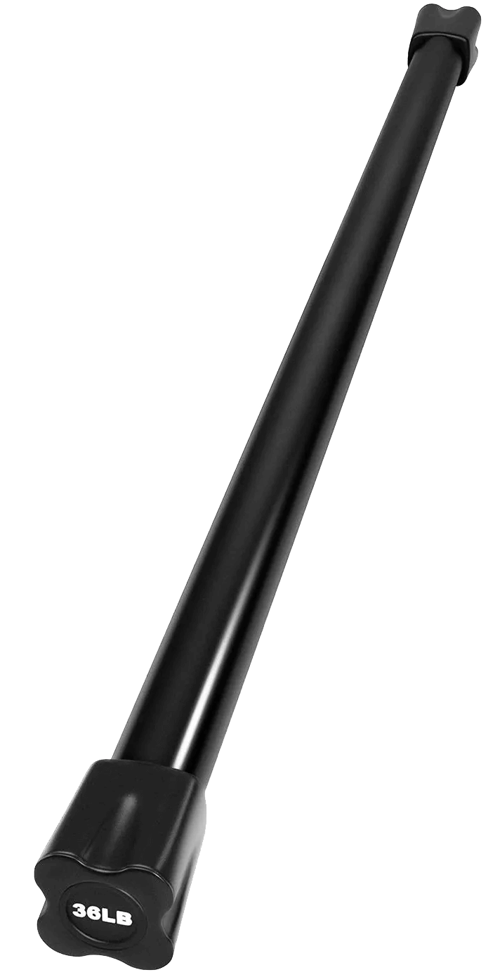 French Fitness Weighted Body Fitness Bar Set of 11 (New) Image 12