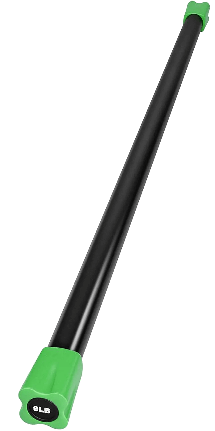 French Fitness Weighted Body Fitness Bar Set of 11 (New) Image 4