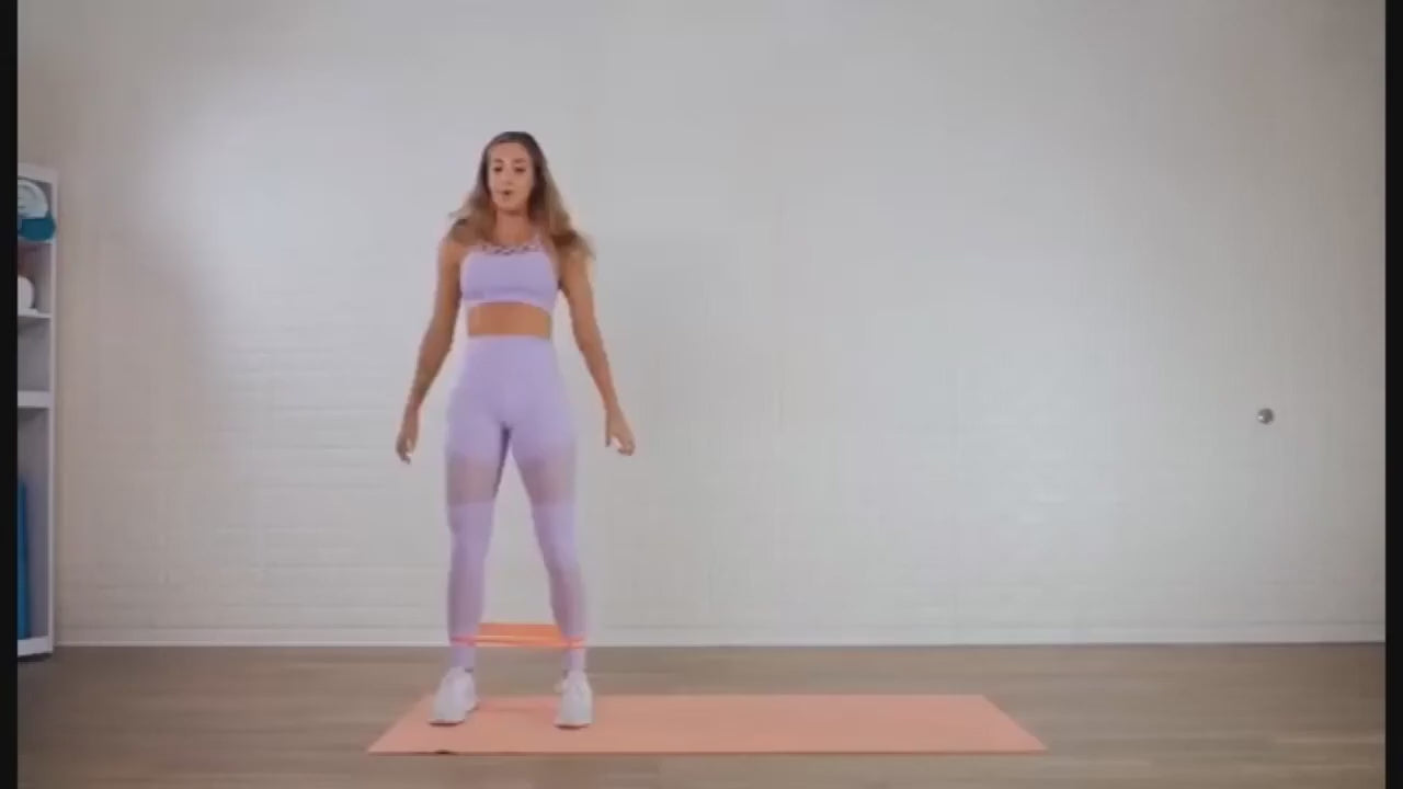  French Fitness Mini Resistance Bands Exercise Loop 600mm x 50mm - Black (30-40 lbs) (New)