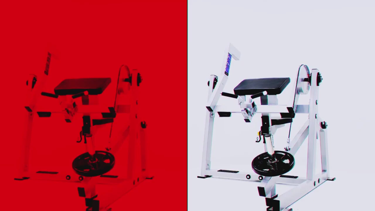  French Fitness Marin Seated Bicep Curl Plate Loaded (New)