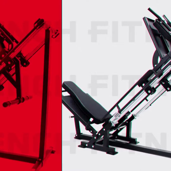 French Fitness P/L Hack Squat Leg Press Combo (New)