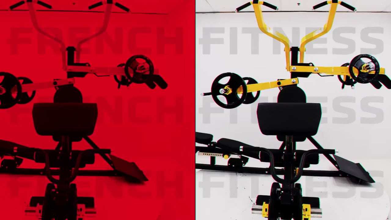 French Fitness FL100 Freeweight Leverage Gym System (New)