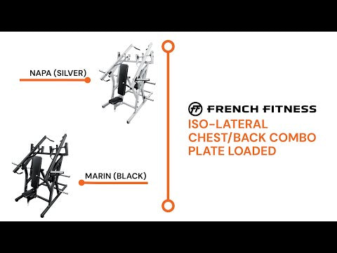 French Fitness Marin Iso-Lateral Chest/Back Combo Plate Loaded (New)